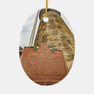 Fairport Harbour Lighthouse Ceramic Tree Decoration