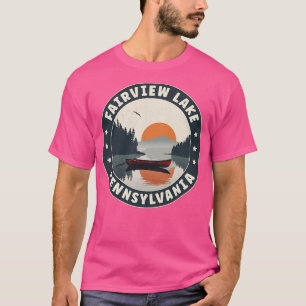 Fairview Lake Pennsylvania Sunset T-Shirt