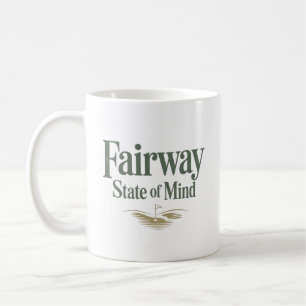 Fairway State Of Mind Retro Golf Lifestyle Coffee Mug