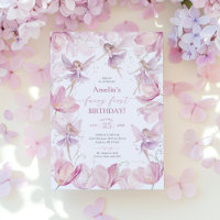 Fairy 1st Birthday Girls Fairy Party Pink Purple