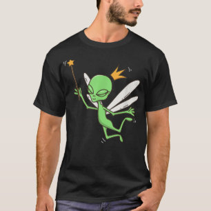 Fairy Alien UFO Mystical Outer Space Alien Fairy L T-Shirt