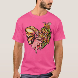 Fairy and Bee spring nature lovers T-Shirt