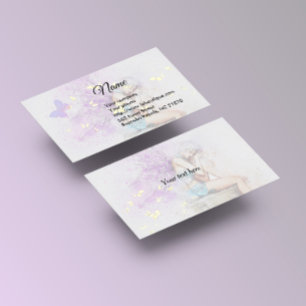 Fairy and Butterflies 2  Business Card