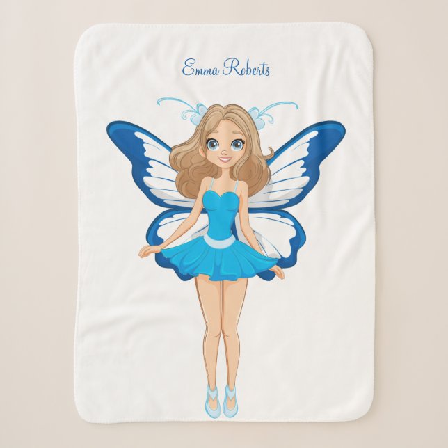 Fairy and Butterfly Fantasy Blanket (Front)