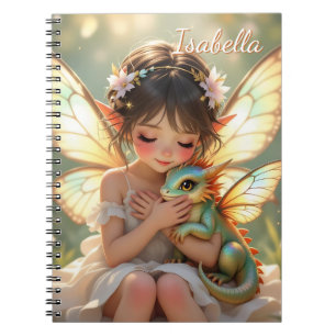 Fairy and Dragon   Chibi Anime Fairy Tale Notebook