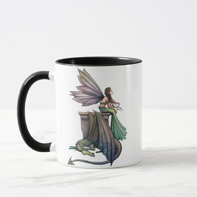 Fairy and Dragon Mug by Molly Harrison (Left)