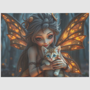 Fairy and her Cat  Tissue Paper