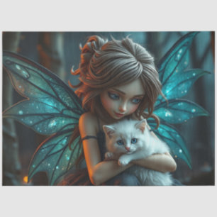 Fairy and her Cat  Tissue Paper