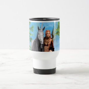 Fairy and Unicorn Travel Mug