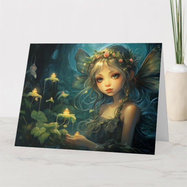 Fairy Art Greetings Card (Front)