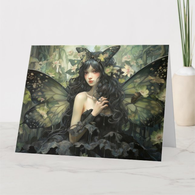 Fairy Art Greetings Card (Front)