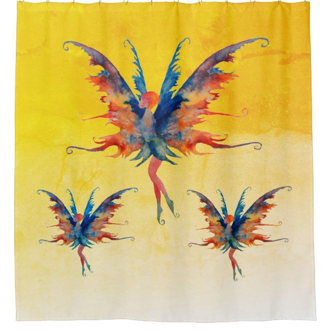 Fairy art Shower Curtain (Front)