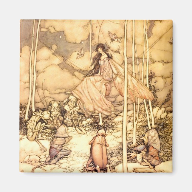 Fairy Arthur Rackham Magnet (Front)