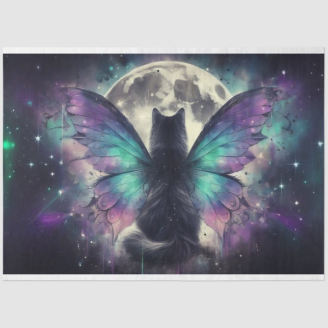 Fairy Aurora Cat Tissue Paper (Front)