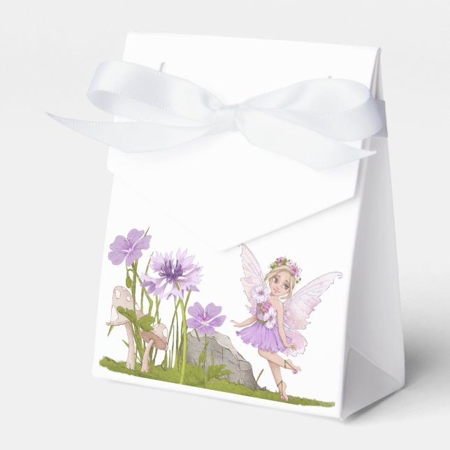 Fairy Baby Shower Favour Box (Front Side)