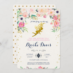 Fairy Baby Shower Invitation