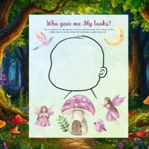 Fairy baby shower - Who gave me My looks?