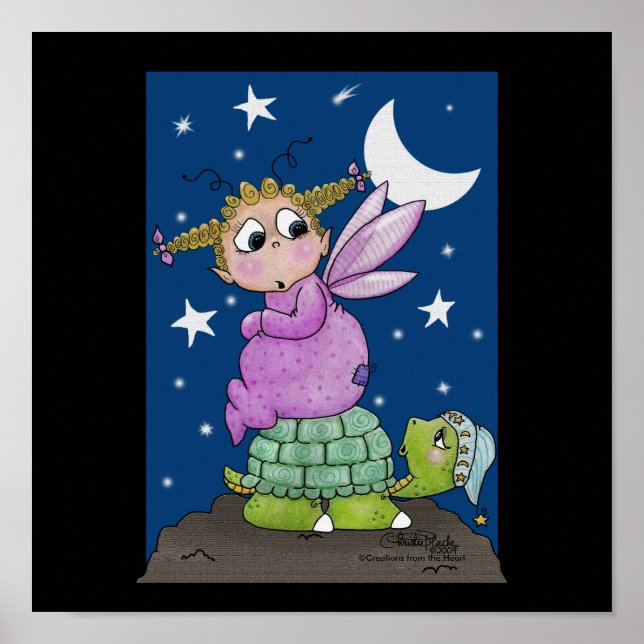 Fairy Baby wakes up Mr. Turtle Poster (Front)