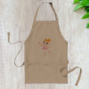Fairy Ballerina with Magic Wand and Wings Standard Apron