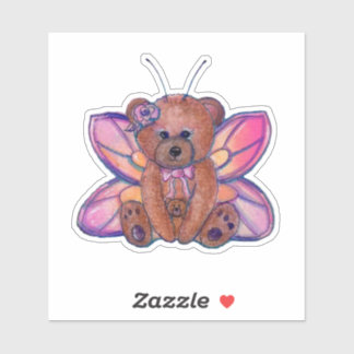 Fairy bear cute art by Renee Lavoie