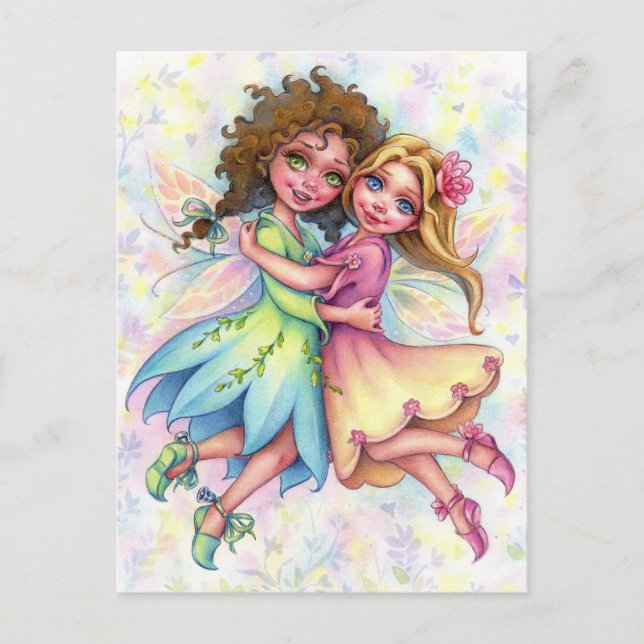 Fairy Besties Postcard (Front)