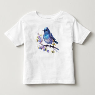 Fairy Bird Flowers watercolor Clipart-73611 Toddler T-Shirt