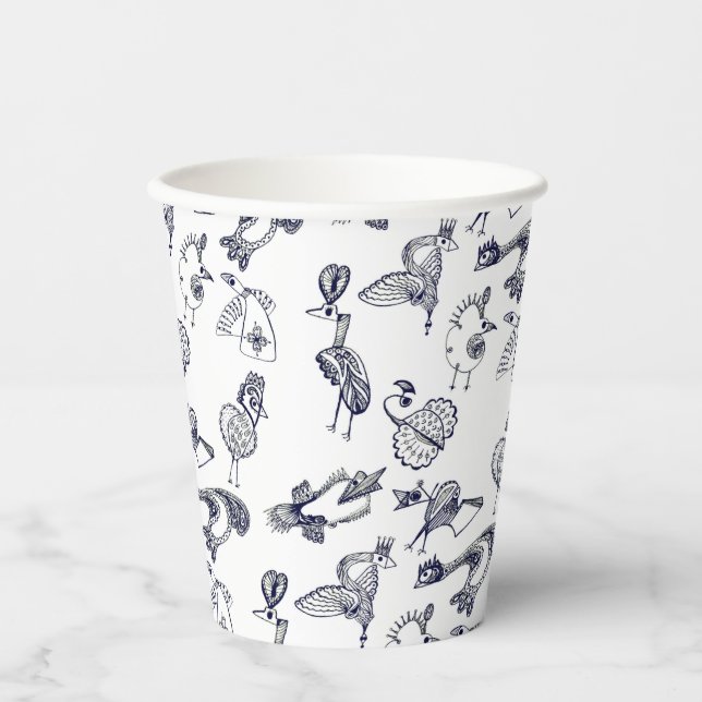 Fairy birds paper cup (Front)