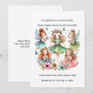 Fairy Birthday Card