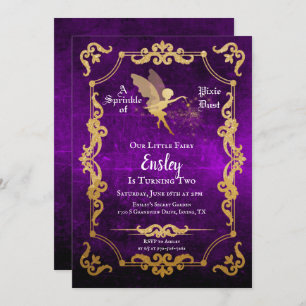 Fairy Birthday Invitation Invitation