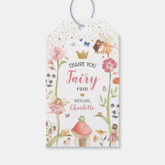 Fairy Birthday Party Favour Gift Tags
