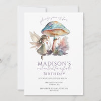 Fairy Birthday Party Invitation