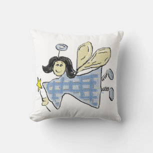 Fairy (blue) cushion