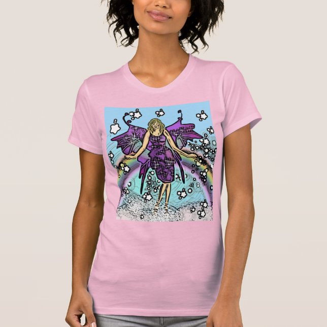 Fairy Blue  Version Two  T-Shirt (Front)