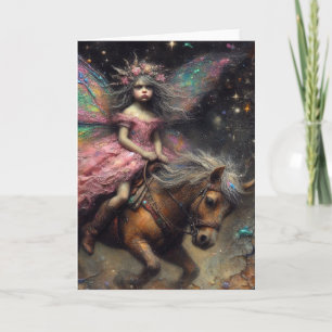 Fairy Bucking Pony All Occasions Greeting Card
