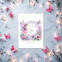 Fairy Butterfly Garden Flutter Love Baby Shower