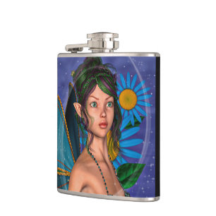 Fairy Butterfly Hip Flask