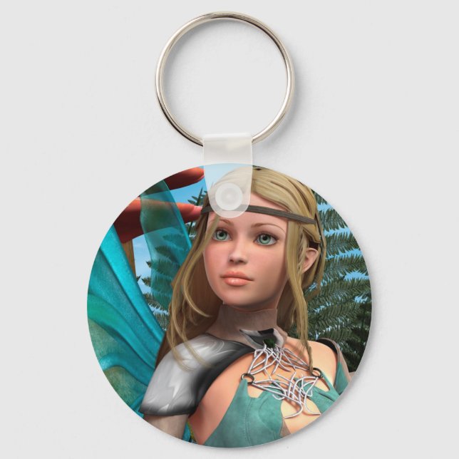 Fairy Butterfly Key Ring (Front)