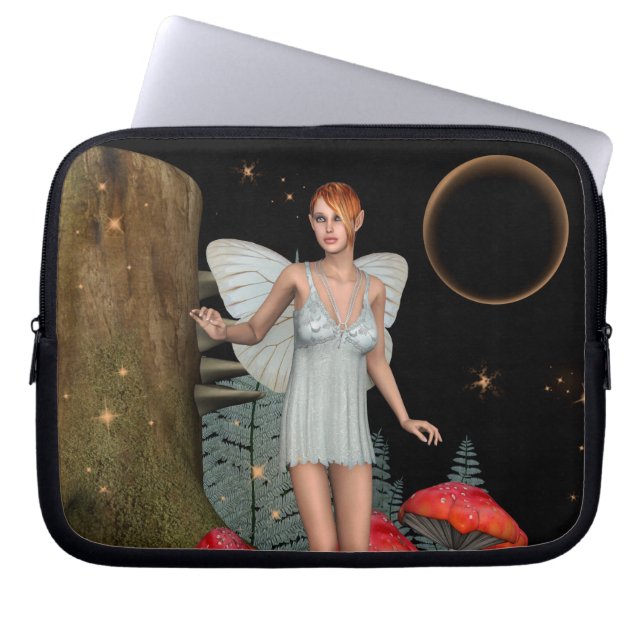 Fairy Butterfly Laptop Sleeve (Front)