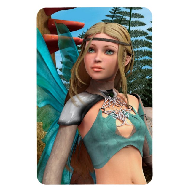 Fairy Butterfly Magnet (Vertical)