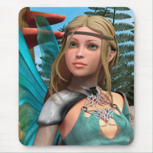 Fairy Butterfly Mouse Pad