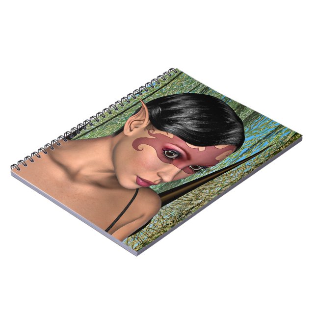 Fairy Butterfly Spiral Notebook (Left Side)