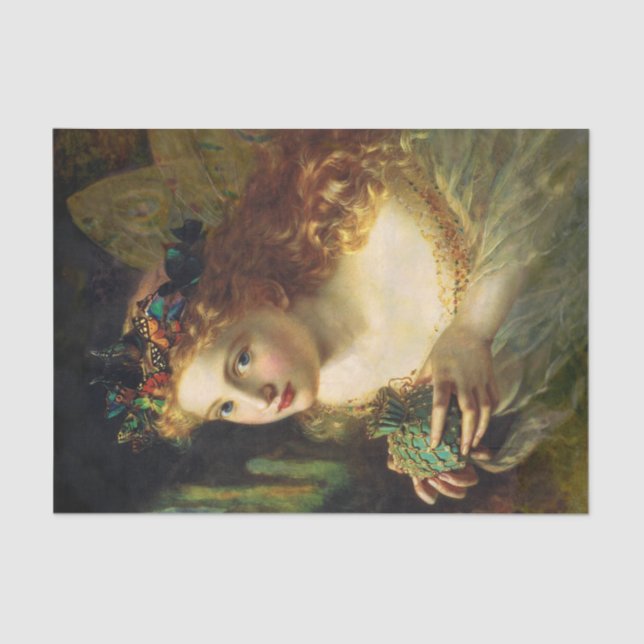Fairy By Sophie Gengembre Anderson Tissue Paper (Front)