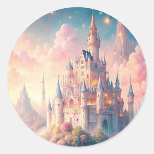 Fairy Castle Classic Round Sticker