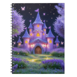 Fairy Castle of the Hidden Lavender Grove Notebook