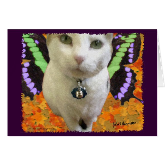 Fairy Cat Card (Front Horizontal)