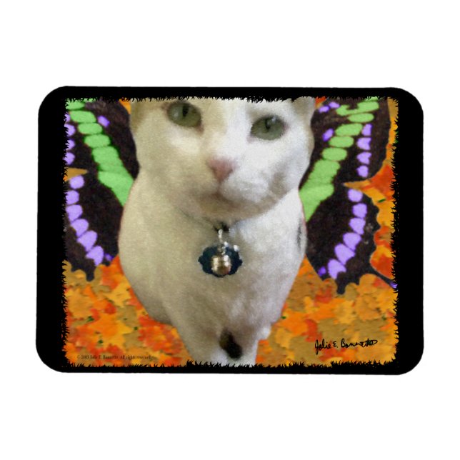 Fairy Cat Premium Magnet (Horizontal)