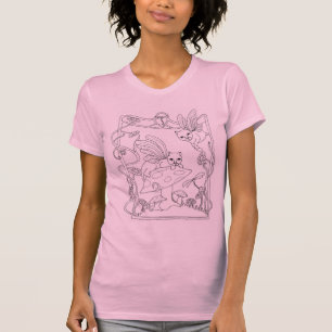 Fairy Cats N Mushroom T-Shirt
