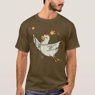 Fairy Chicken Farmer Mystical Farm Chicken Fairy L T-Shirt