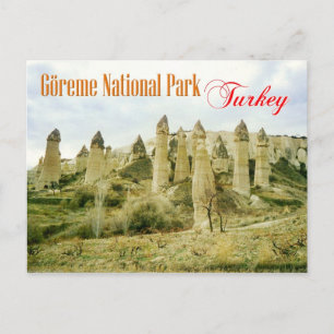Fairy Chimney rock formations, Cappadocia, Turkey Postcard