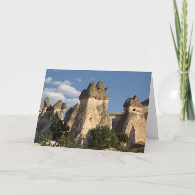 Fairy Chimneys In Cappadocia Card (Front)